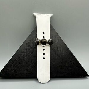 Blackjack Turquoise Sterling Silver 925 Watch Band Charm Handmade Black Jack